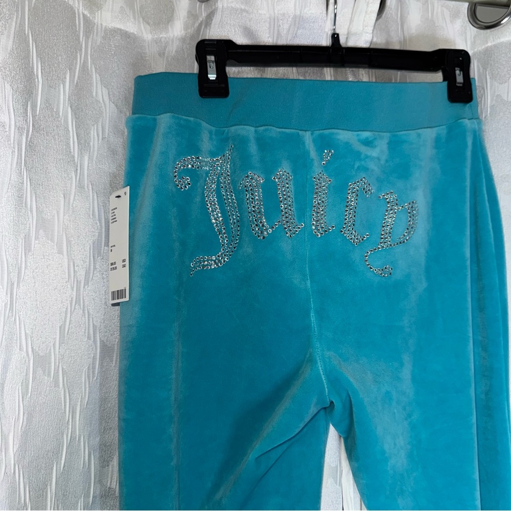 Juicy Couture Turquoise Rhinestone Pants